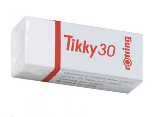 Borracha rotring branca tikky 30 unidade , Rotring , 91037 , 4006856551730
